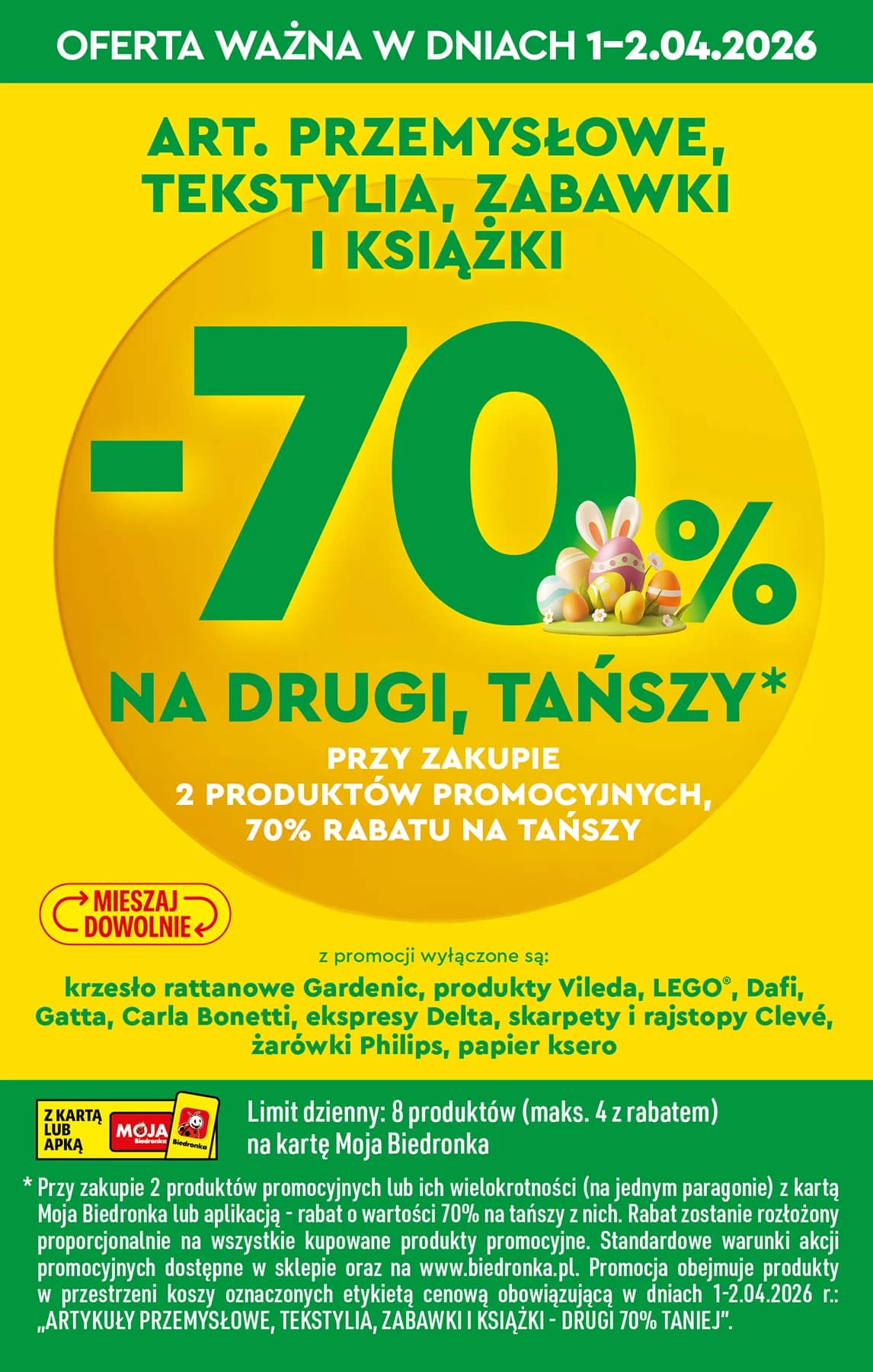 Biedronka - Codziennie niskie ceny P - oferta od 01.04 4 puslapis
