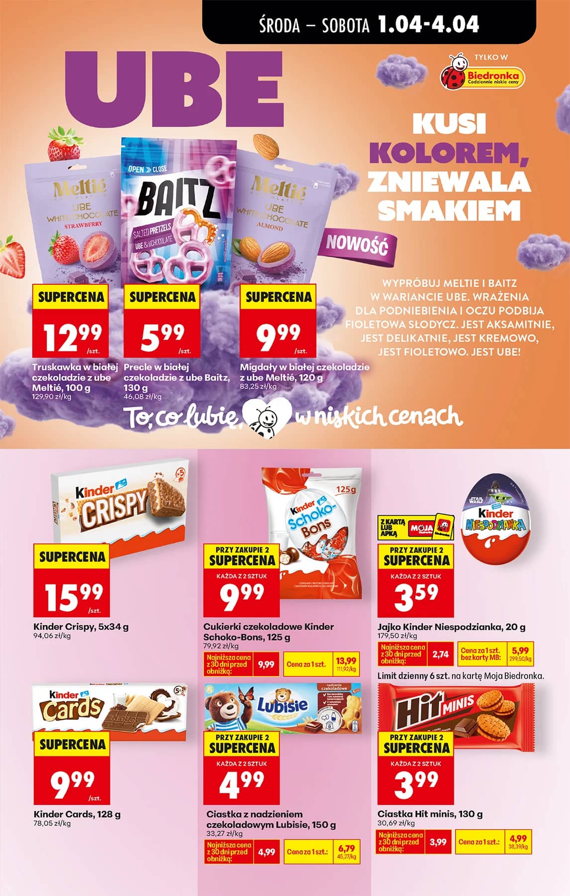 Biedronka - Codziennie niskie ceny P - oferta od 01.04 59 puslapis
