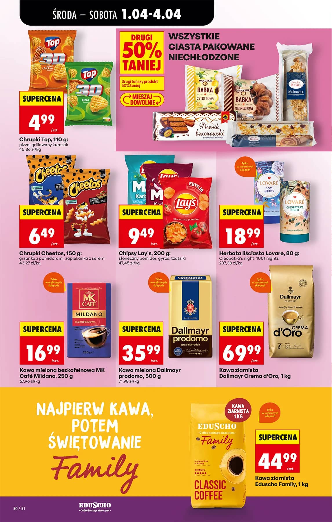 Biedronka - Codziennie niskie ceny P - oferta od 01.04 62 puslapis