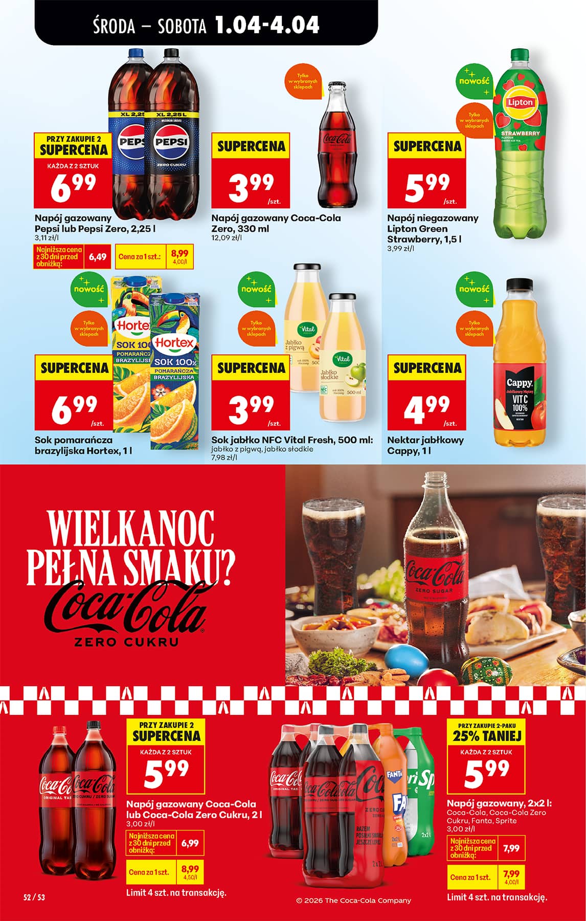 Biedronka - Codziennie niskie ceny P - oferta od 01.04 64 puslapis