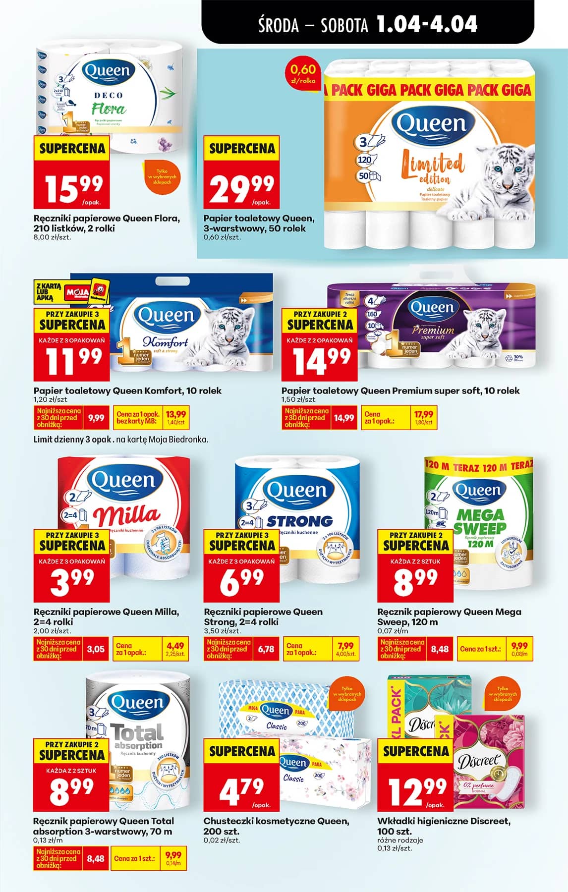 Biedronka - Codziennie niskie ceny P - oferta od 01.04 71 puslapis