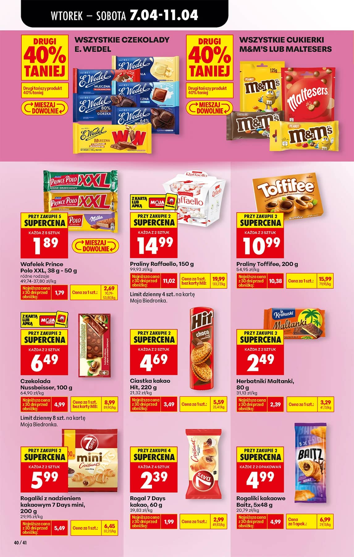 Biedronka - Codziennie niskie ceny P - oferta od 07.04 50 puslapis