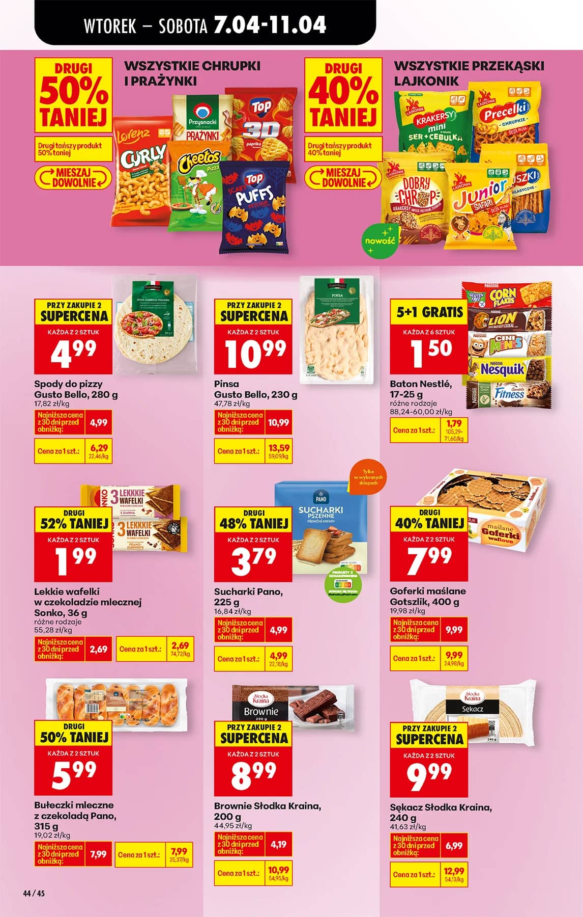 Biedronka - Codziennie niskie ceny P - oferta od 07.04 58 puslapis