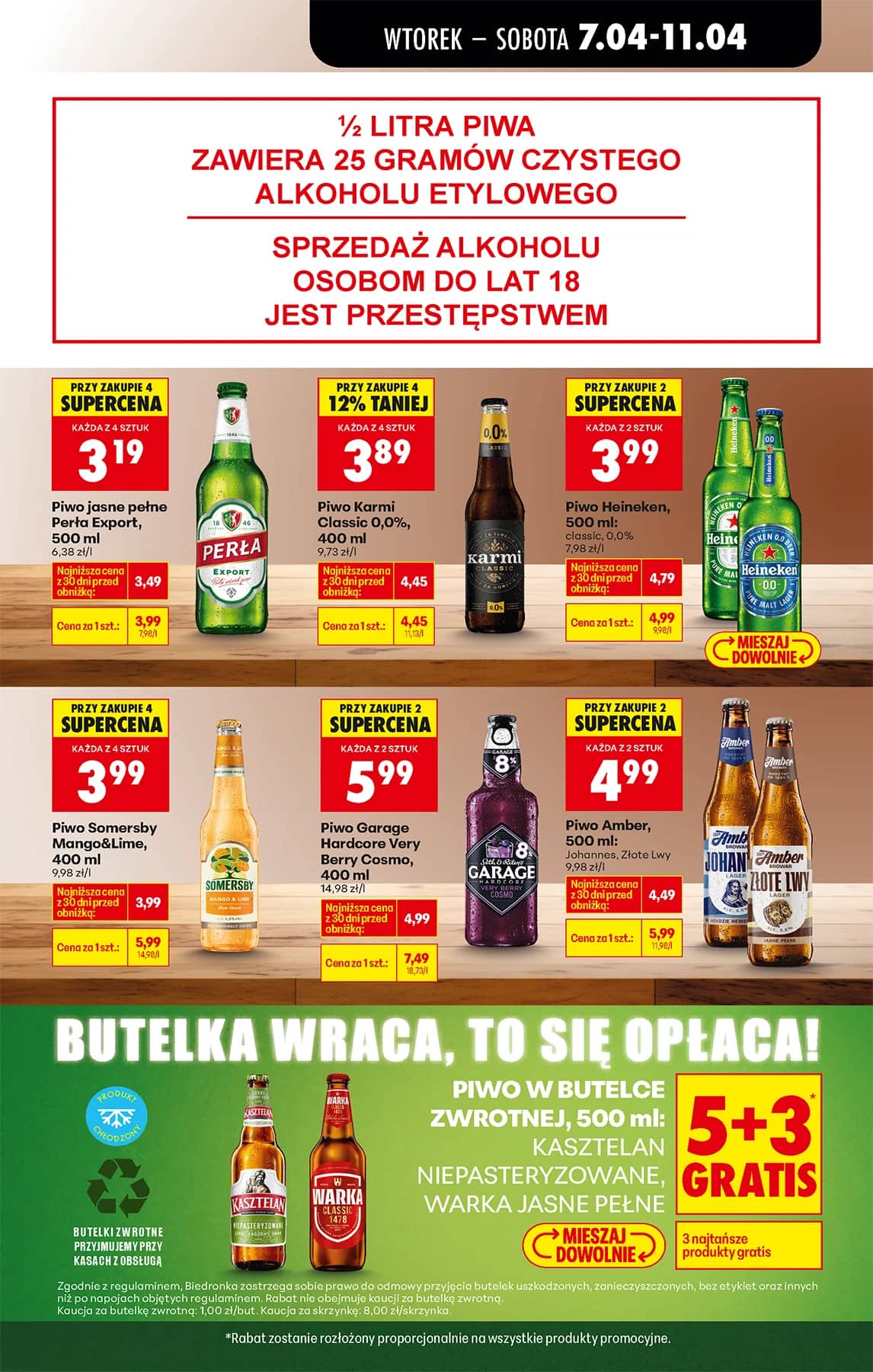 Biedronka - Codziennie niskie ceny P - oferta od 07.04 63 puslapis