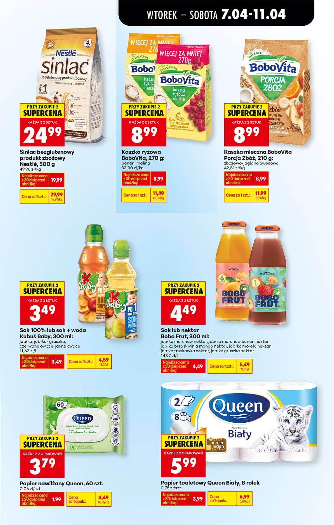 Biedronka - Codziennie niskie ceny P - oferta od 07.04 73 puslapis