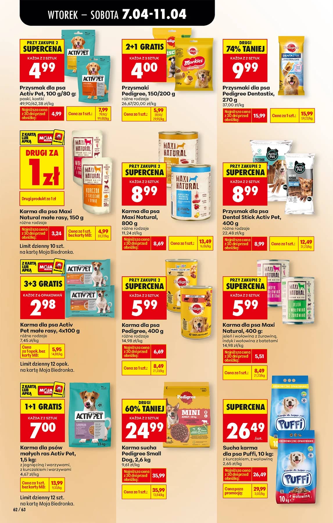 Biedronka - Codziennie niskie ceny P - oferta od 07.04 78 puslapis