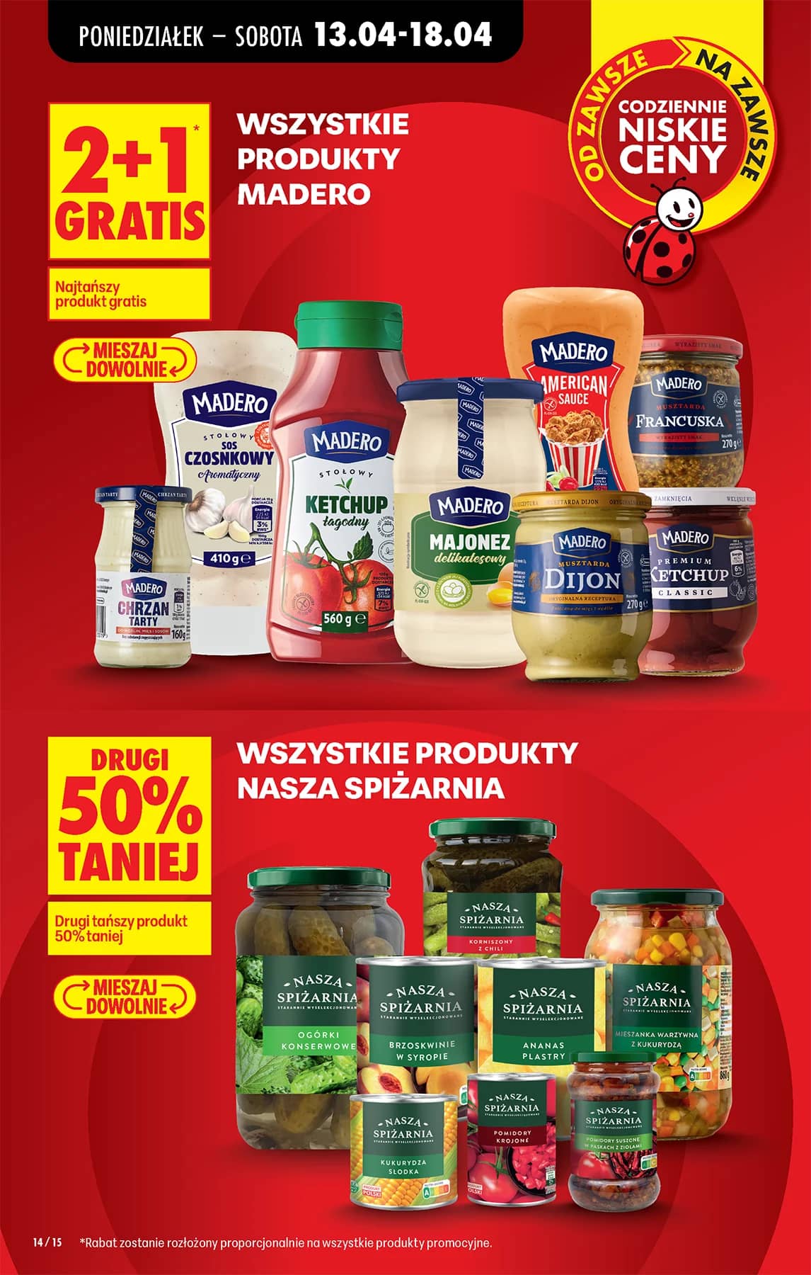 Biedronka - Biedronki niskie ceny P oferta od 13.04 18 puslapis