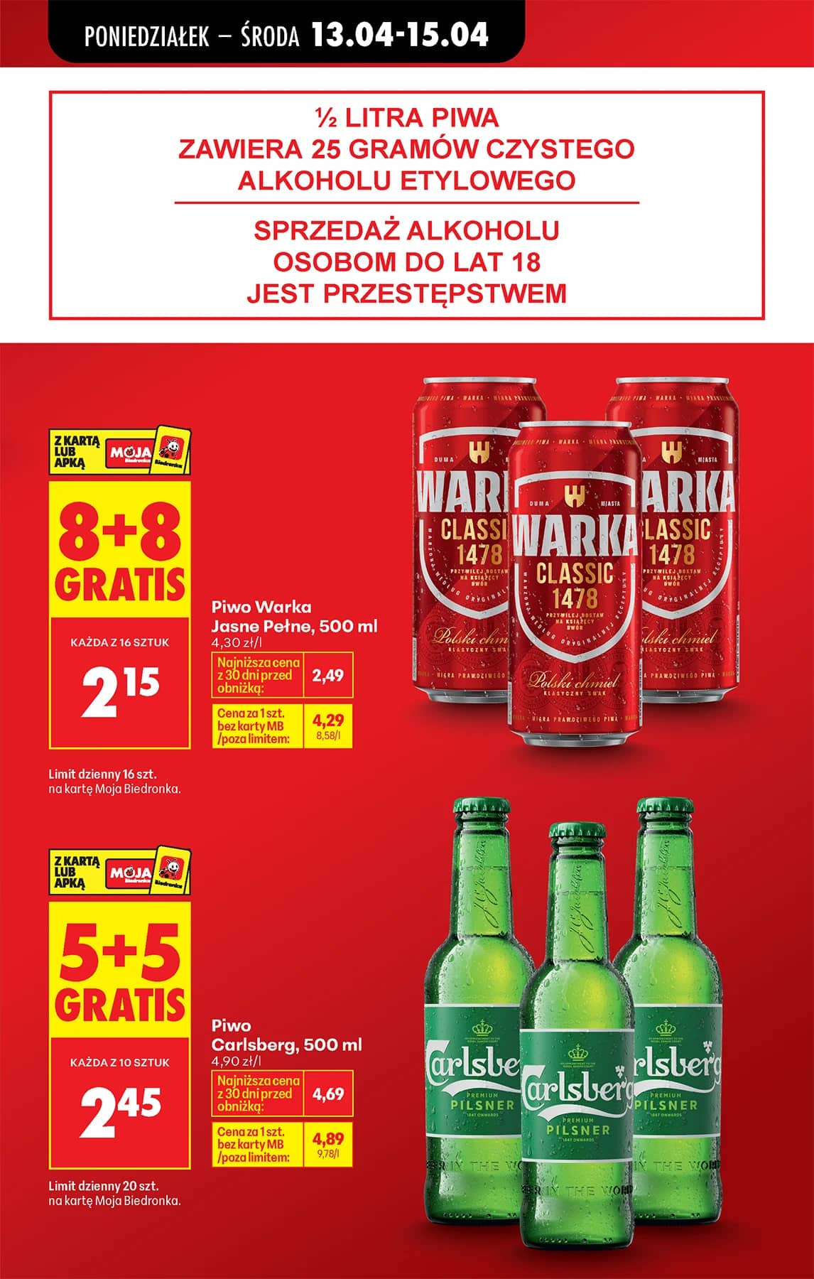 Biedronka - Biedronki niskie ceny P oferta od 13.04 23 puslapis