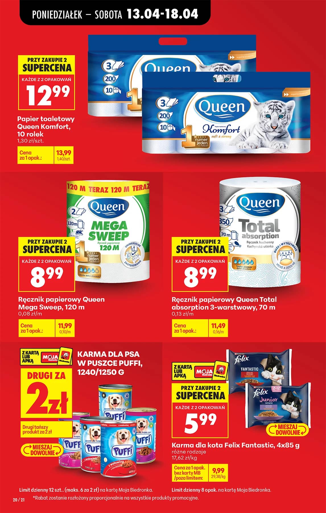 Biedronka - Biedronki niskie ceny P oferta od 13.04 24 puslapis