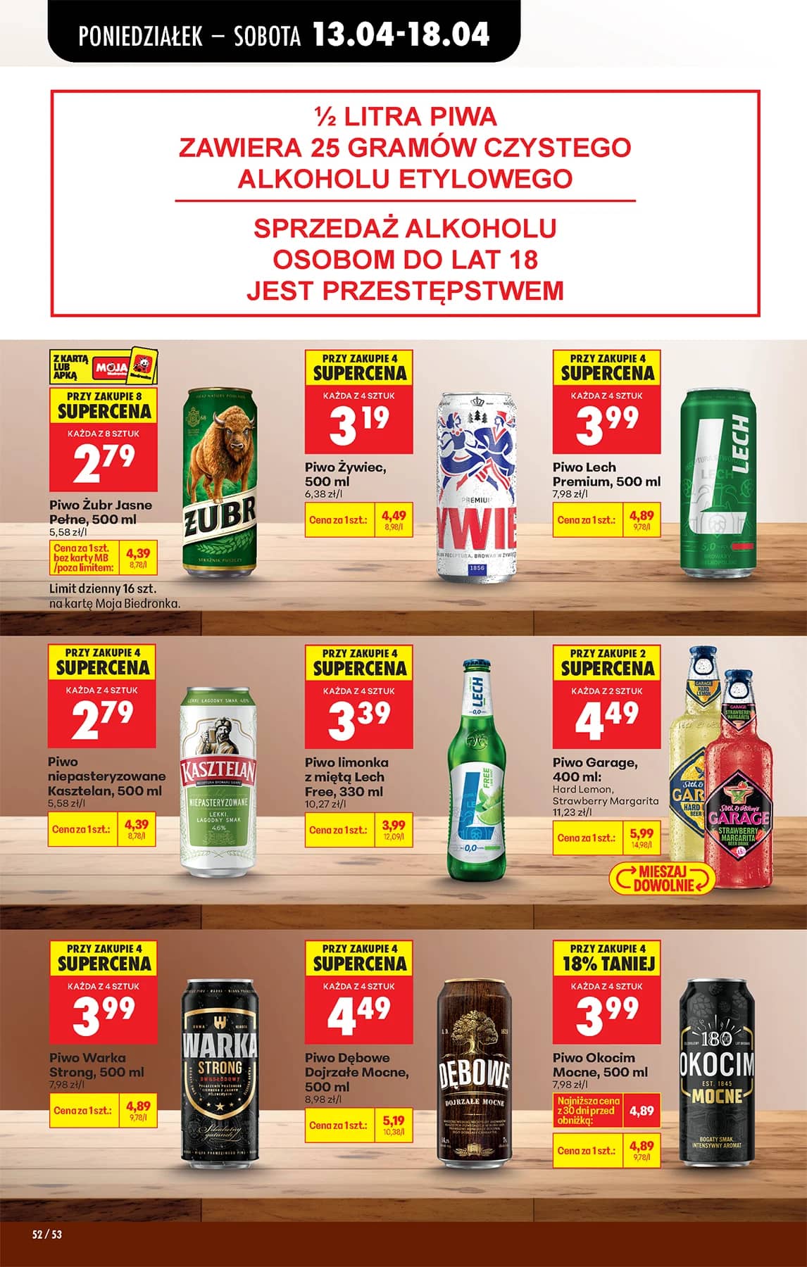 Biedronka - Biedronki niskie ceny P oferta od 13.04 66 puslapis