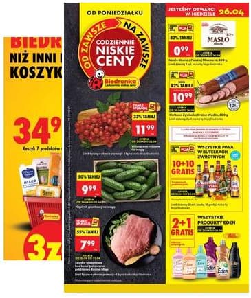 Biedronka - Codziennie niskie ceny P - oferta od 20.04 2026-04-20 – 2026-04-26