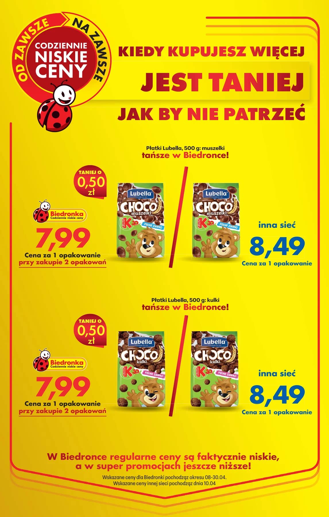 Biedronka - Codziennie niskie ceny P - oferta od 20.04 10 puslapis