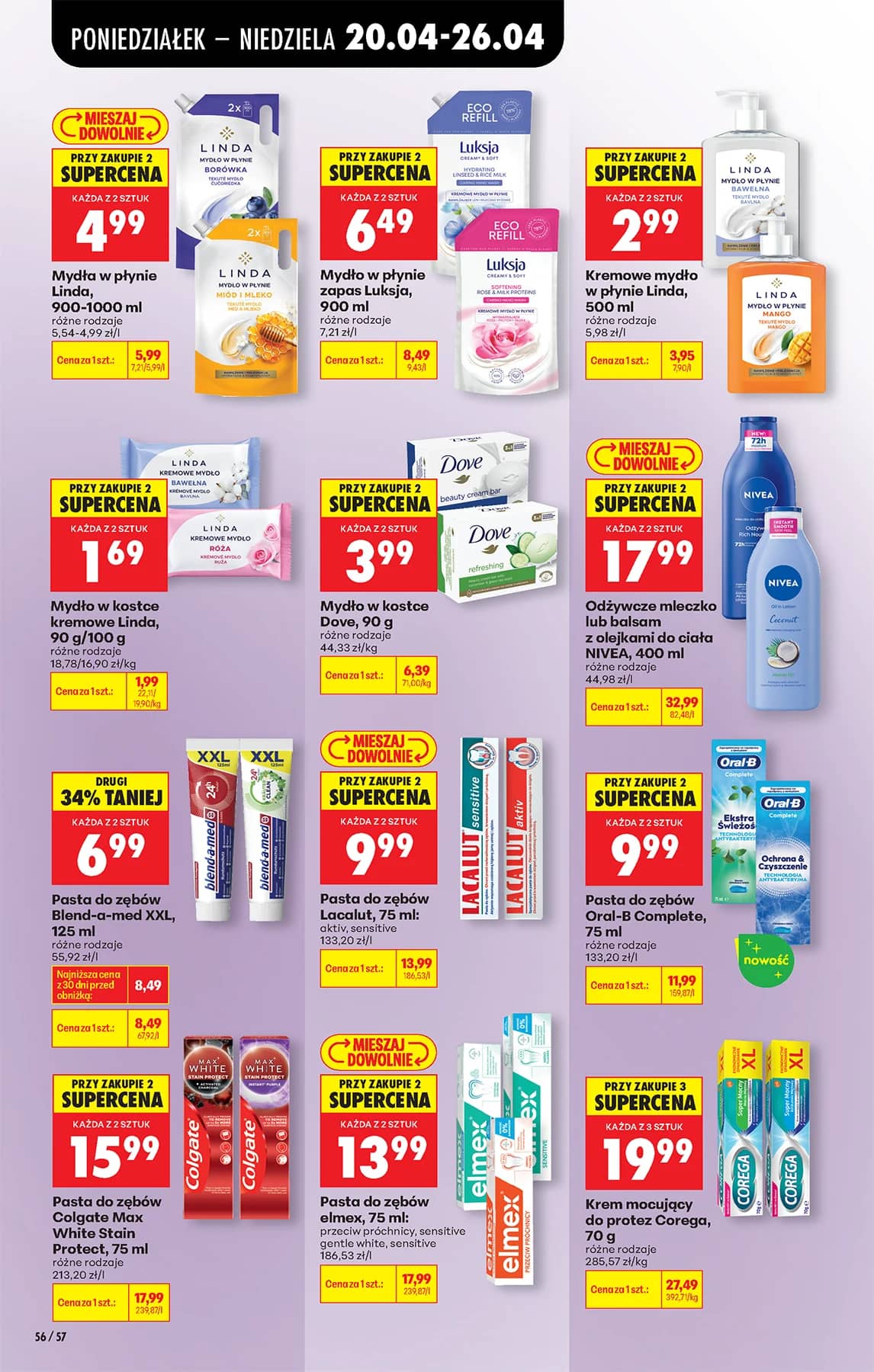 Biedronka - Codziennie niskie ceny P - oferta od 20.04 100 puslapis