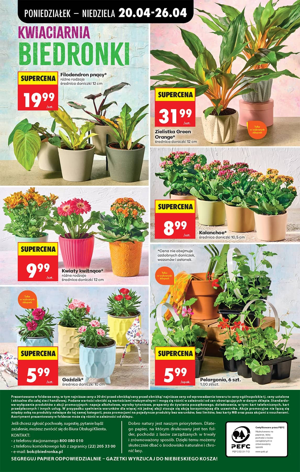 Biedronka - Codziennie niskie ceny P - oferta od 20.04 114 puslapis