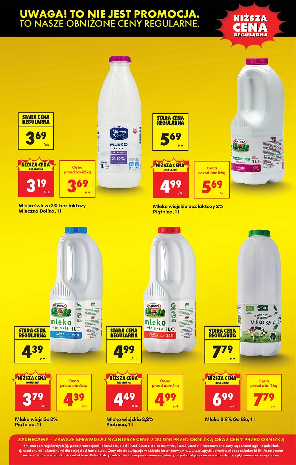 Biedronka - Codziennie niskie ceny P - oferta od 20.04 12 puslapis