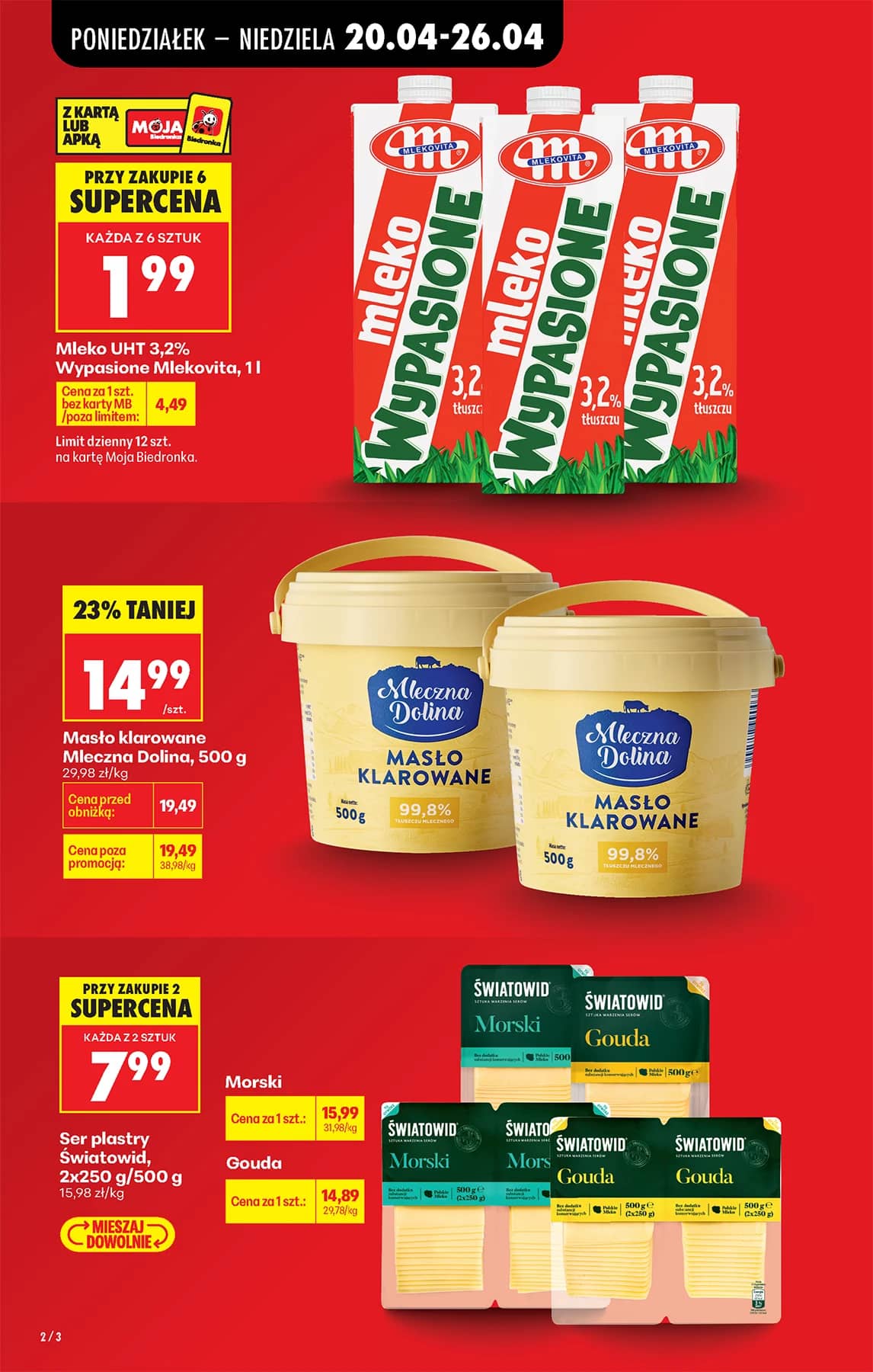 Biedronka - Codziennie niskie ceny P - oferta od 20.04 26 puslapis