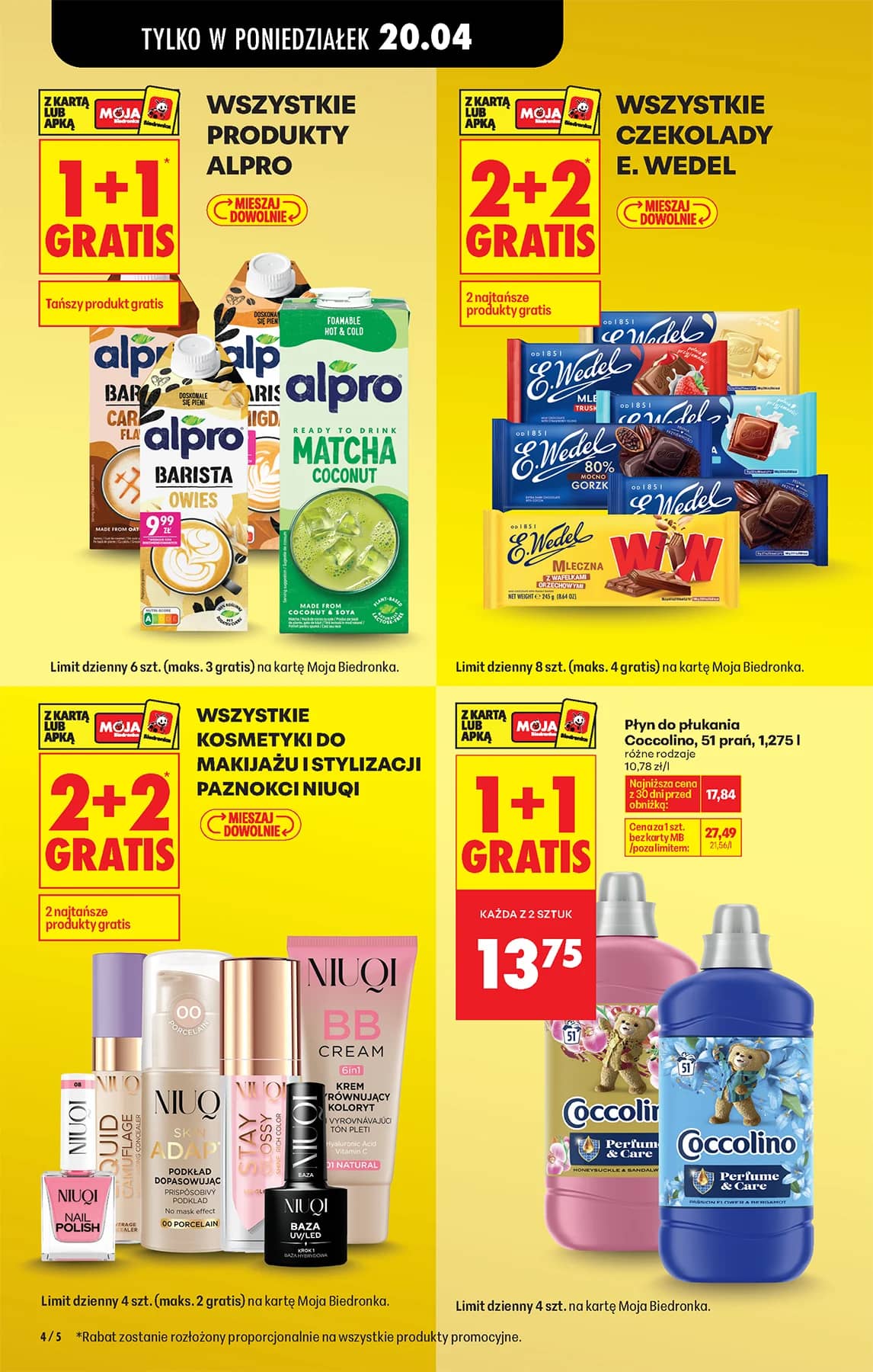 Biedronka - Codziennie niskie ceny P - oferta od 20.04 30 puslapis