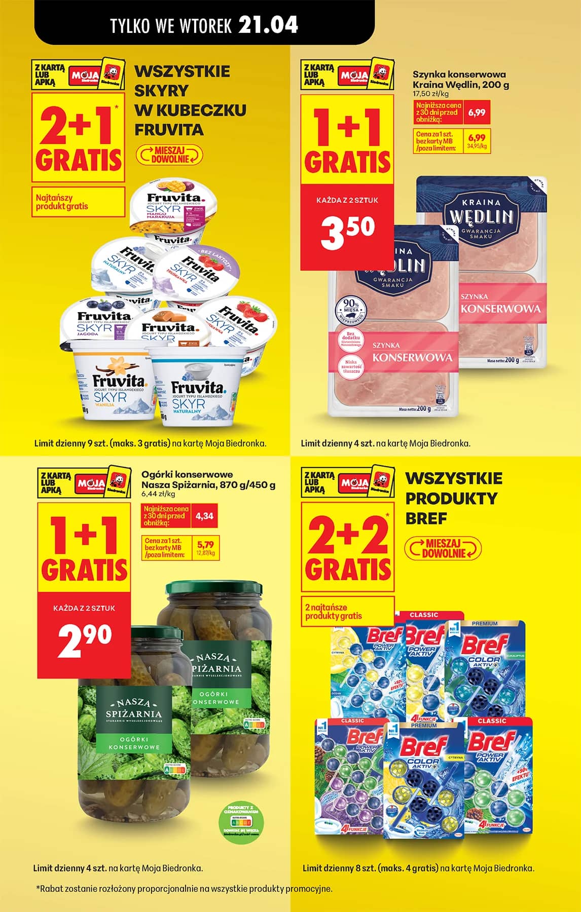 Biedronka - Codziennie niskie ceny P - oferta od 20.04 31 puslapis