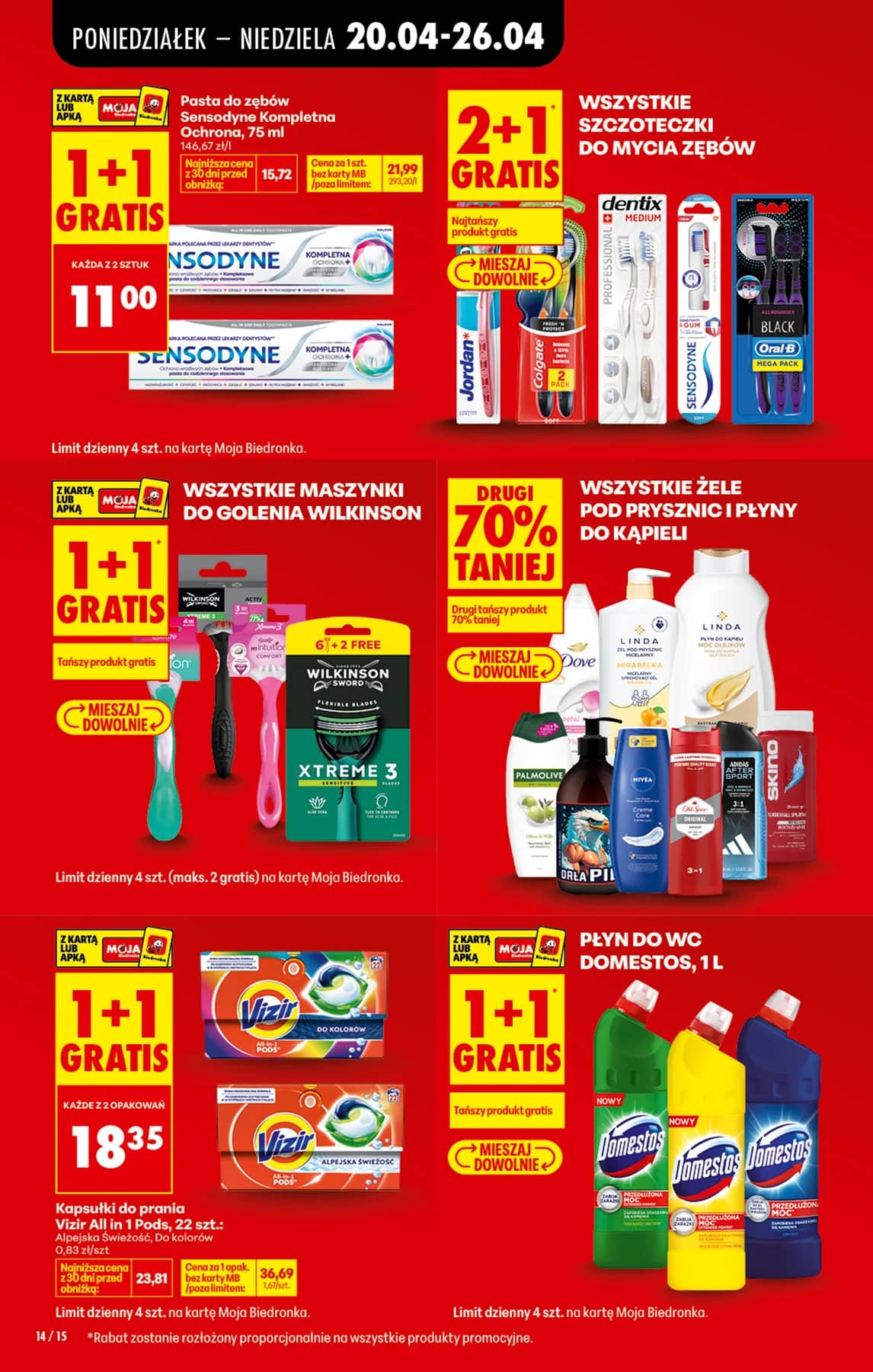 Biedronka - Codziennie niskie ceny P - oferta od 20.04 40 puslapis