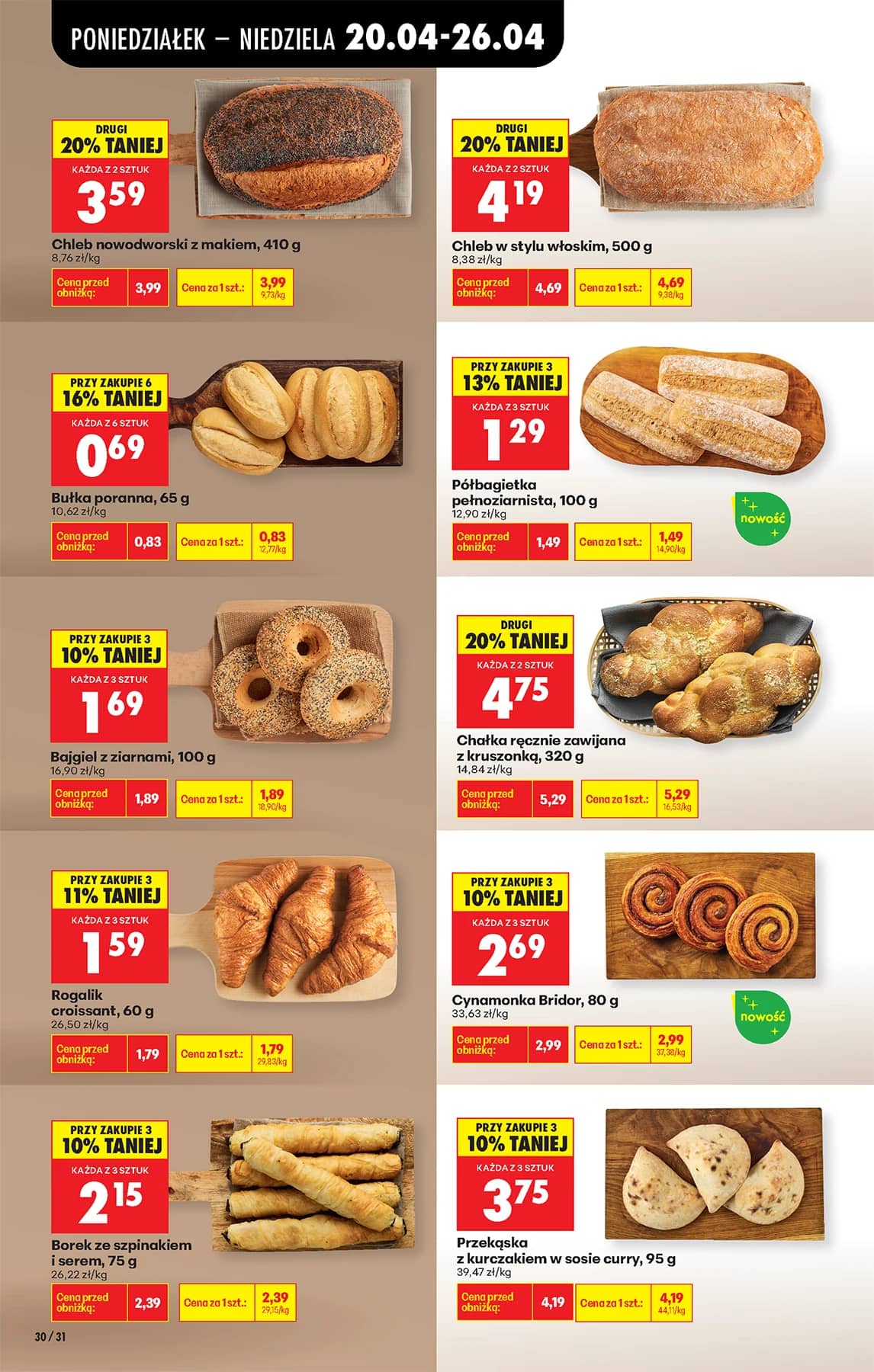 Biedronka - Codziennie niskie ceny P - oferta od 20.04 62 puslapis