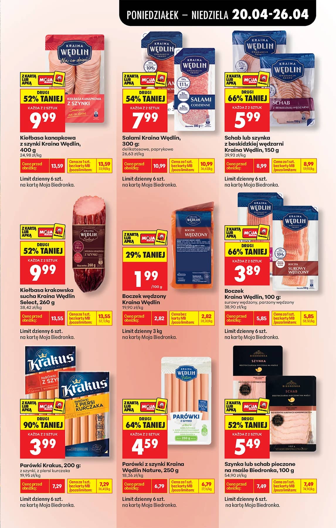 Biedronka - Codziennie niskie ceny P - oferta od 20.04 67 puslapis