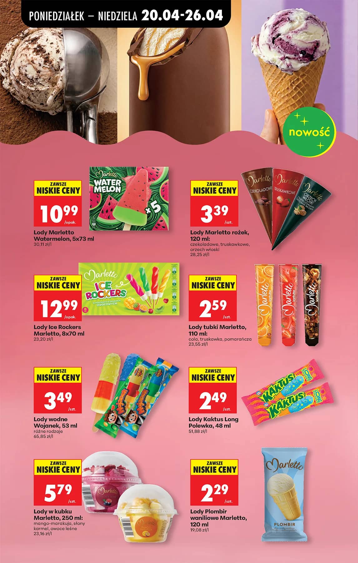 Biedronka - Codziennie niskie ceny P - oferta od 20.04 71 puslapis