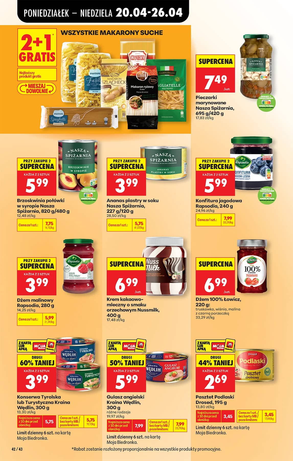 Biedronka - Codziennie niskie ceny P - oferta od 20.04 78 puslapis