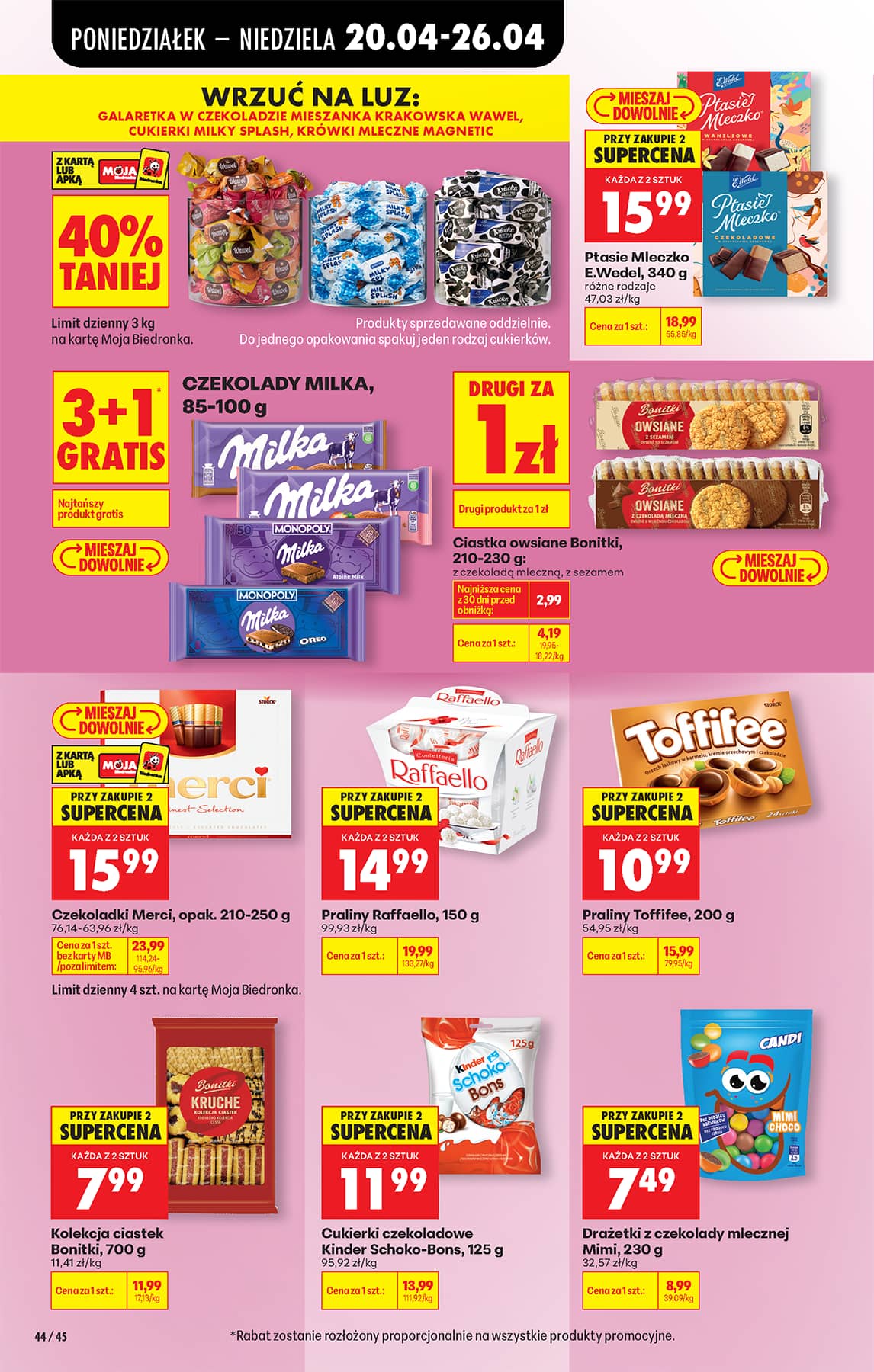 Biedronka - Codziennie niskie ceny P - oferta od 20.04 80 puslapis