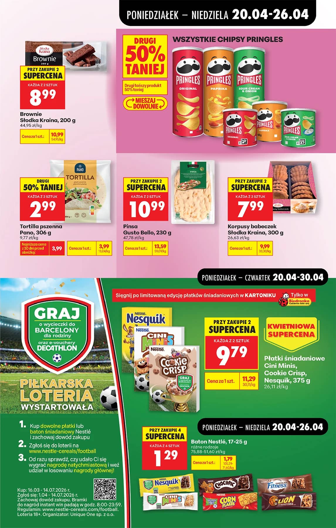 Biedronka - Codziennie niskie ceny P - oferta od 20.04 89 puslapis