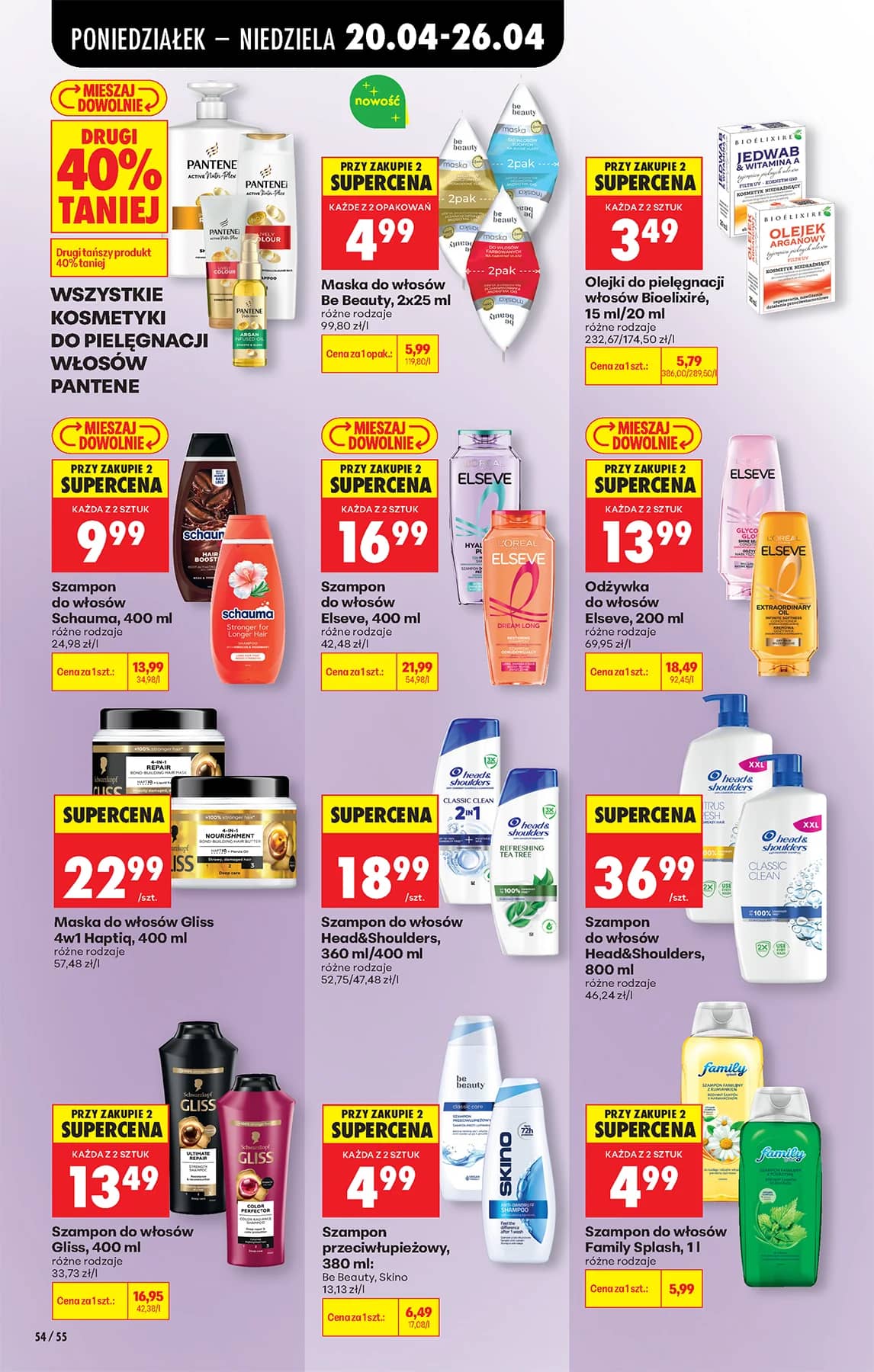 Biedronka - Codziennie niskie ceny P - oferta od 20.04 98 puslapis