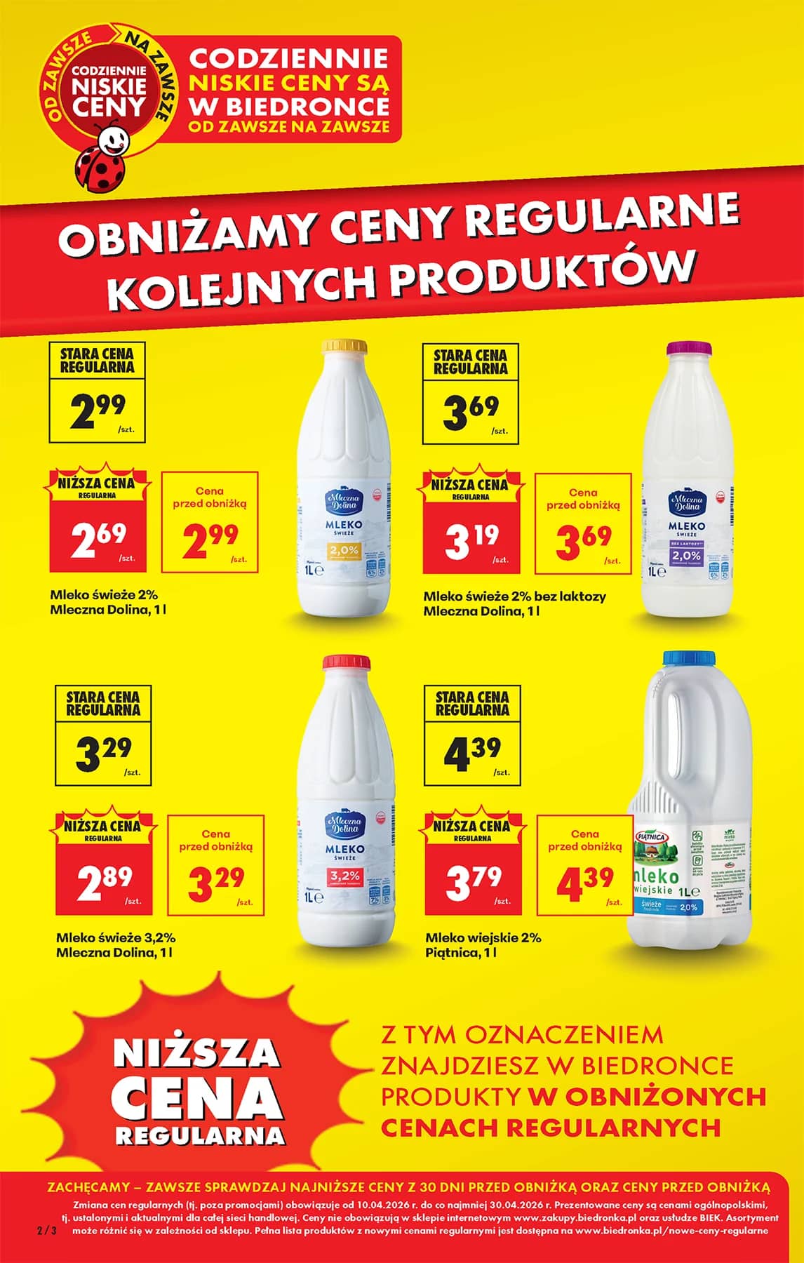 Biedronka - Codziennie niskie ceny P - oferta od 23.04 11 puslapis