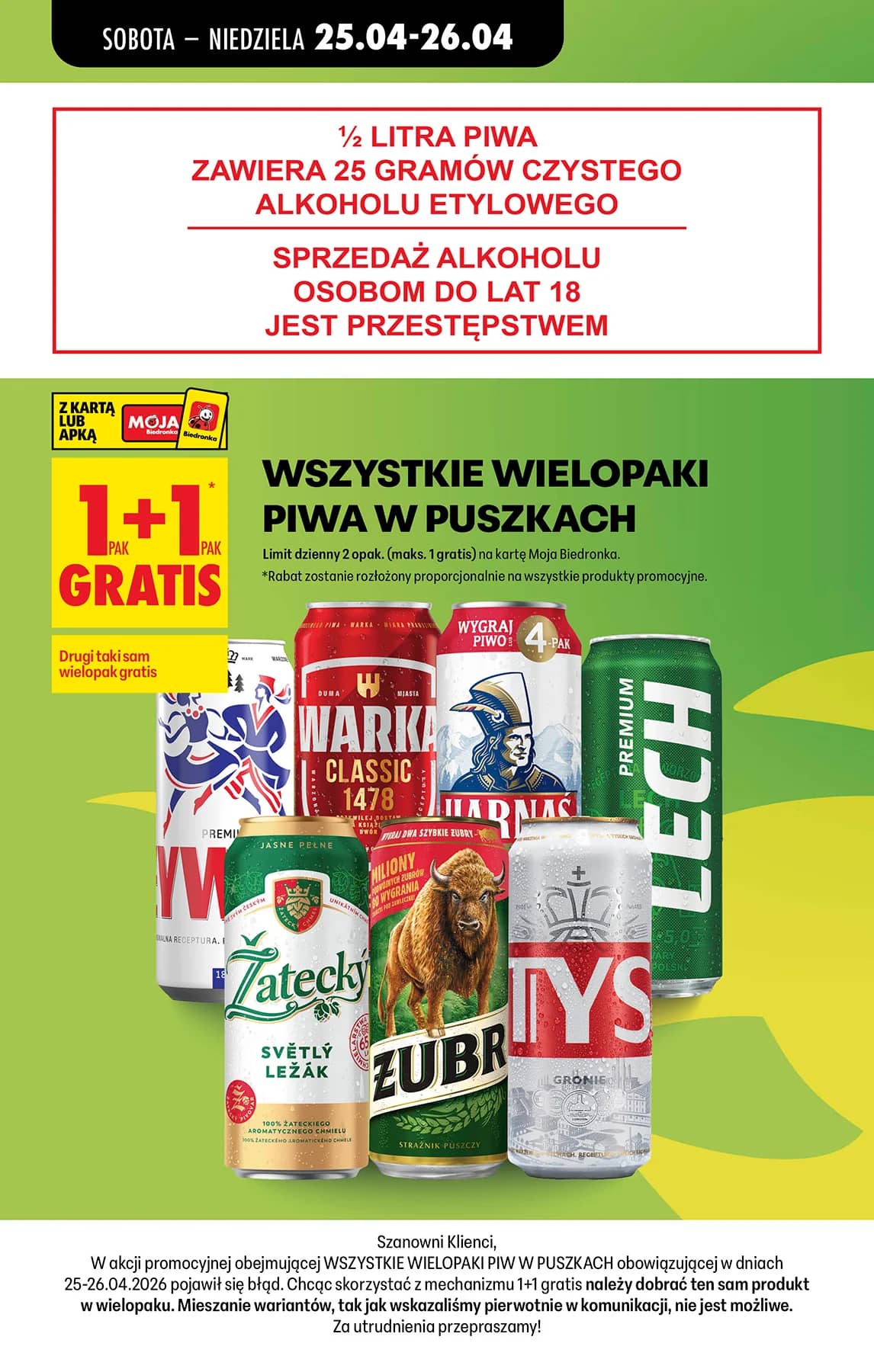 Biedronka - Codziennie niskie ceny P - oferta od 23.04 19 puslapis
