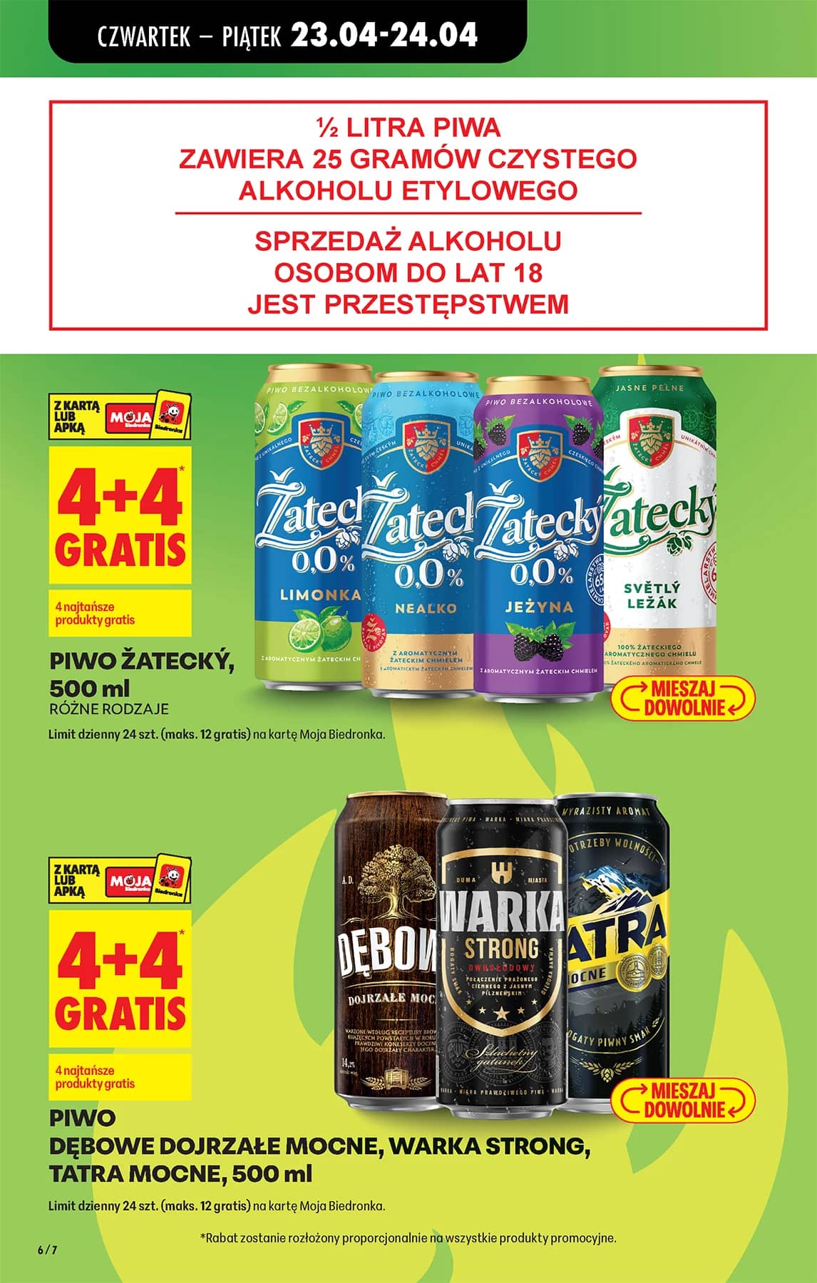 Biedronka - Codziennie niskie ceny P - oferta od 23.04 20 puslapis