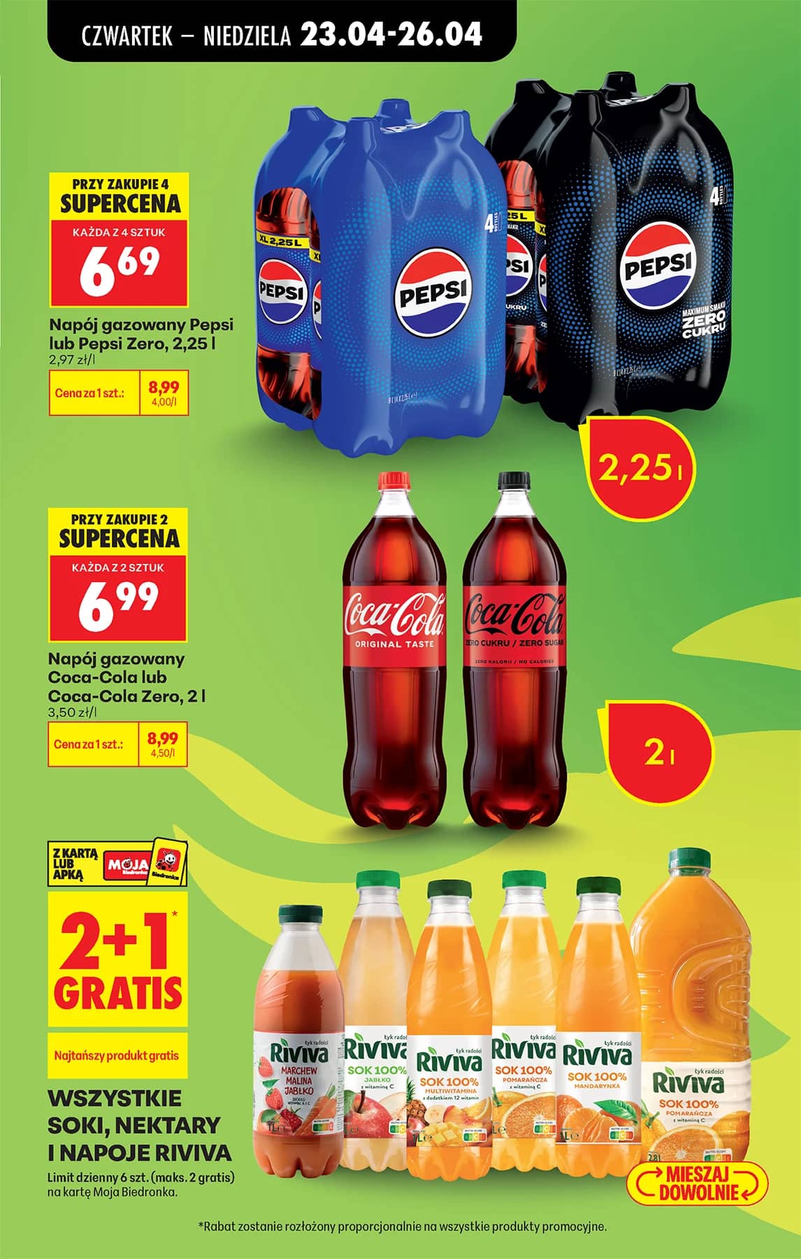 Biedronka - Codziennie niskie ceny P - oferta od 23.04 21 puslapis