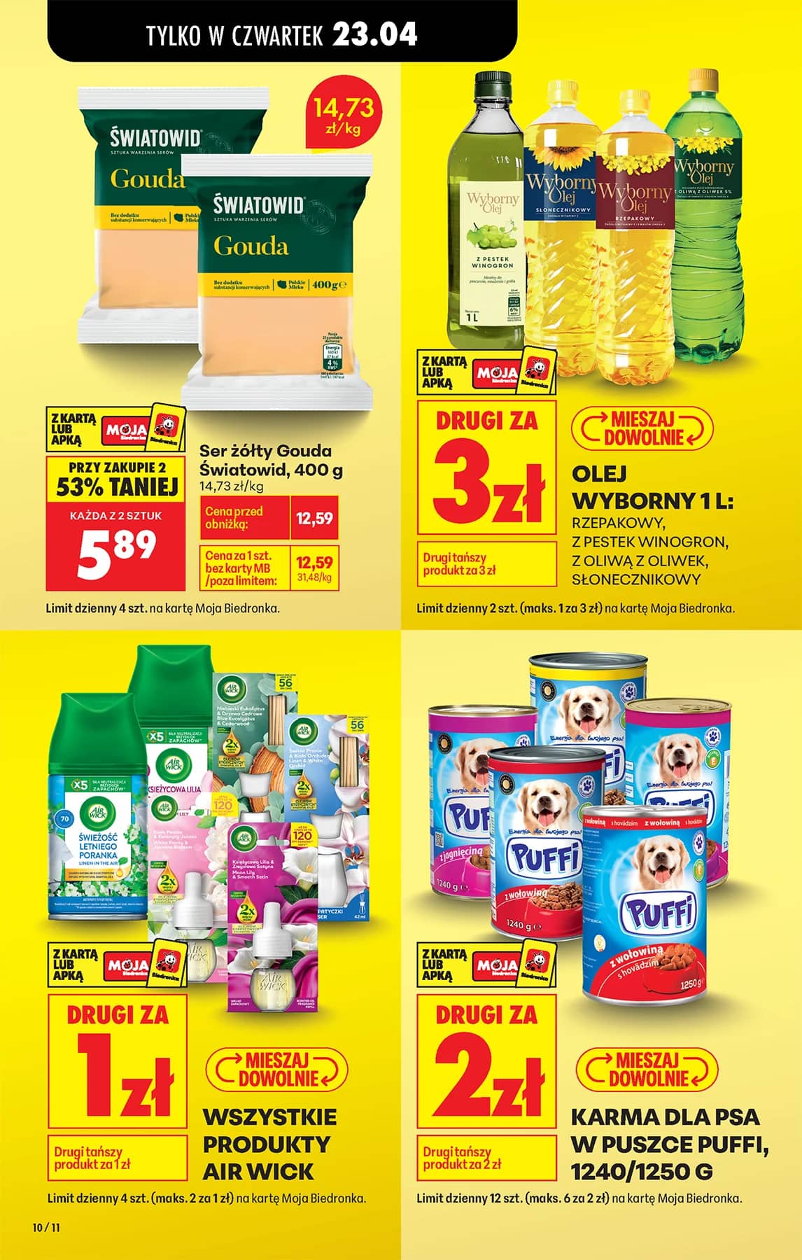 Biedronka - Codziennie niskie ceny P - oferta od 23.04 24 puslapis