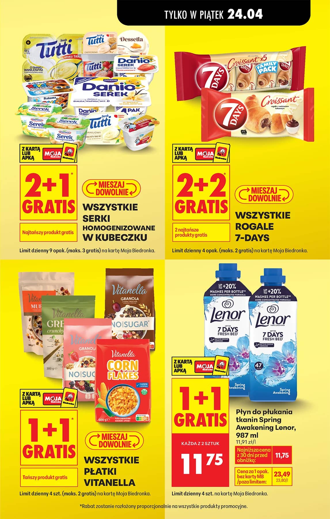 Biedronka - Codziennie niskie ceny P - oferta od 23.04 25 puslapis