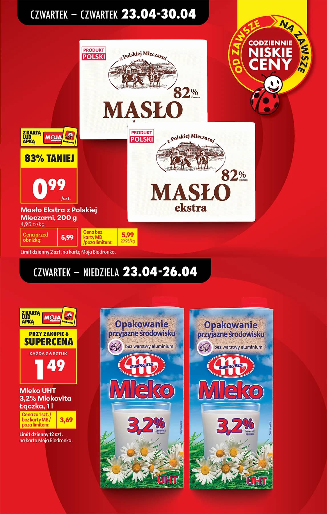 Biedronka - Codziennie niskie ceny P - oferta od 23.04 29 puslapis