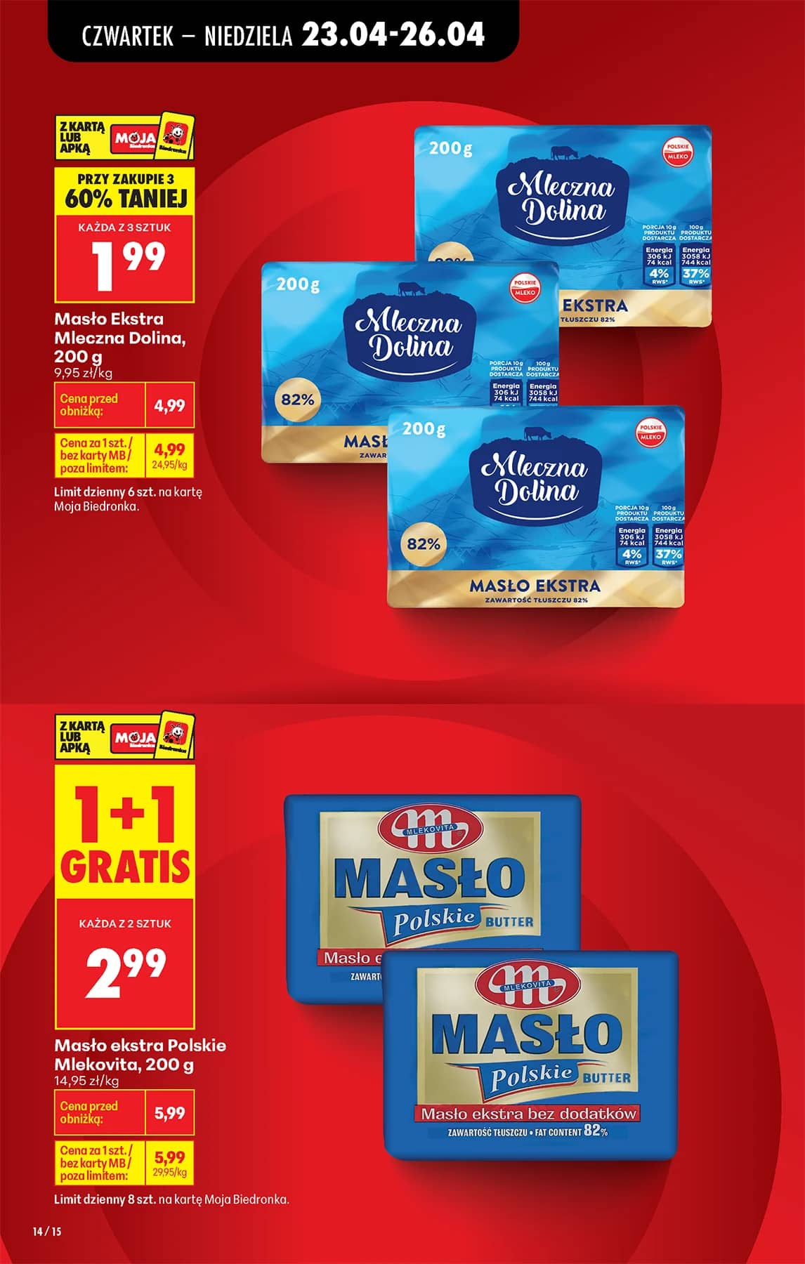 Biedronka - Codziennie niskie ceny P - oferta od 23.04 30 puslapis