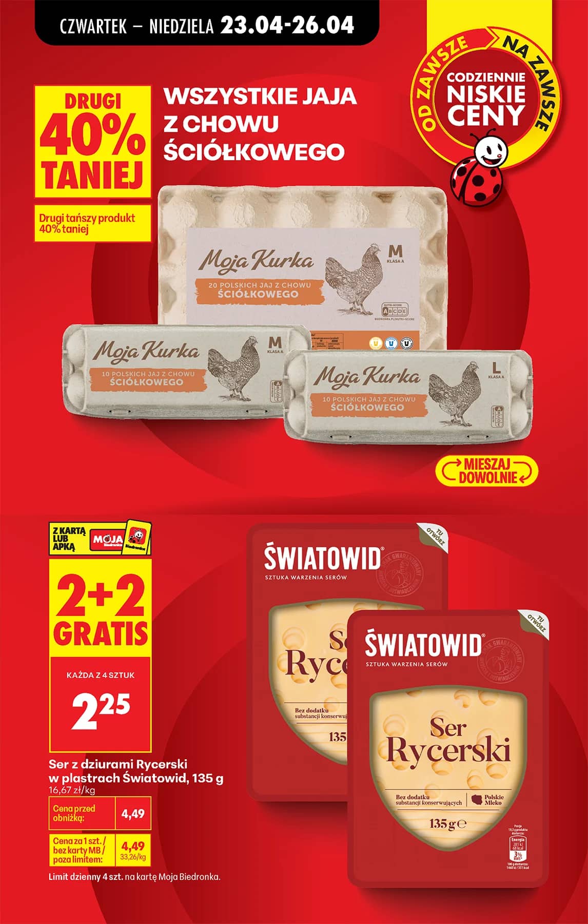 Biedronka - Codziennie niskie ceny P - oferta od 23.04 31 puslapis