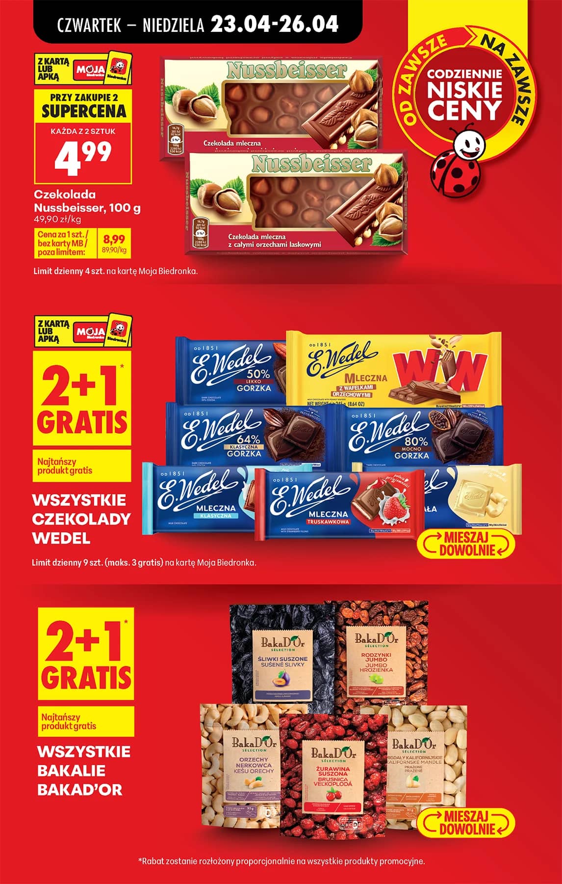 Biedronka - Codziennie niskie ceny P - oferta od 23.04 33 puslapis