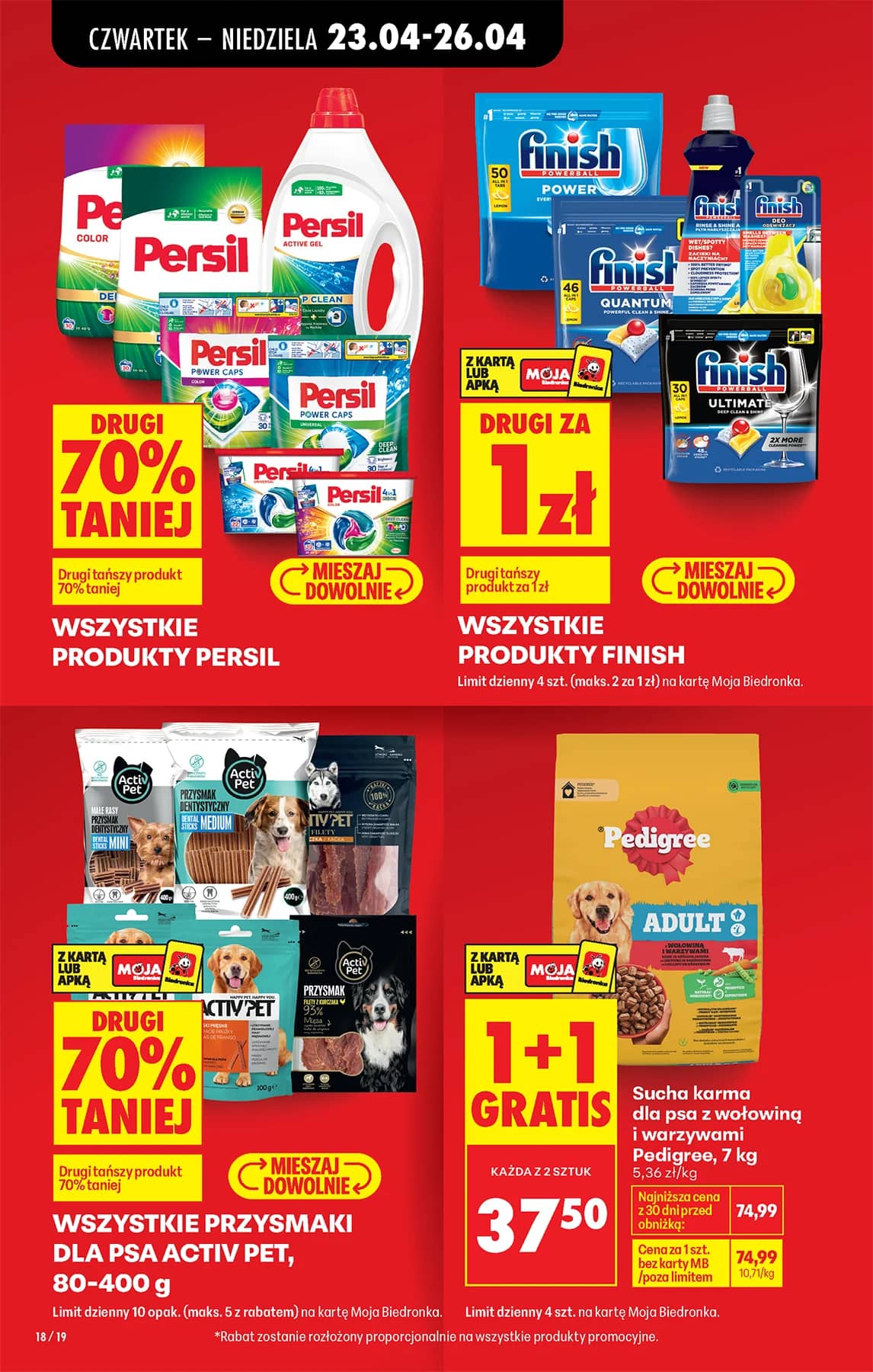 Biedronka - Codziennie niskie ceny P - oferta od 23.04 34 puslapis