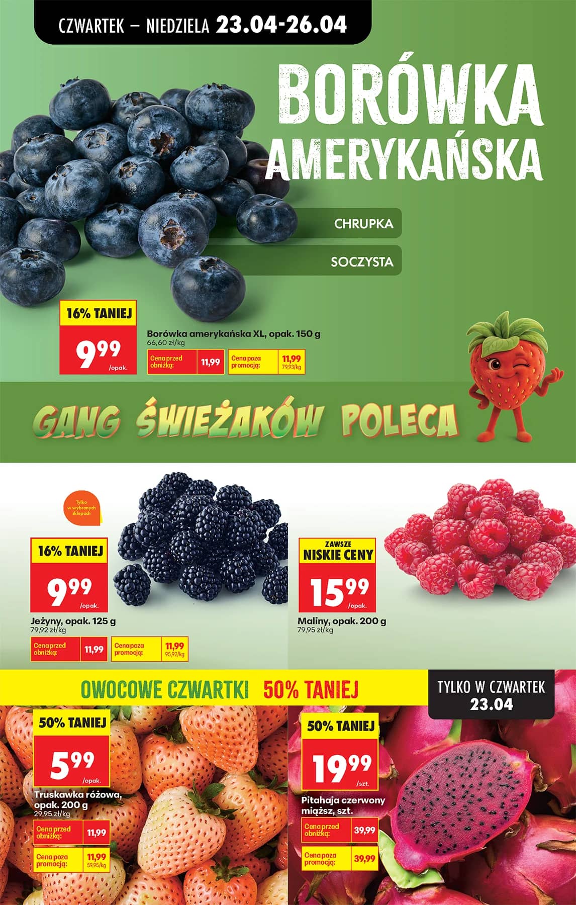 Biedronka - Codziennie niskie ceny P - oferta od 23.04 42 puslapis