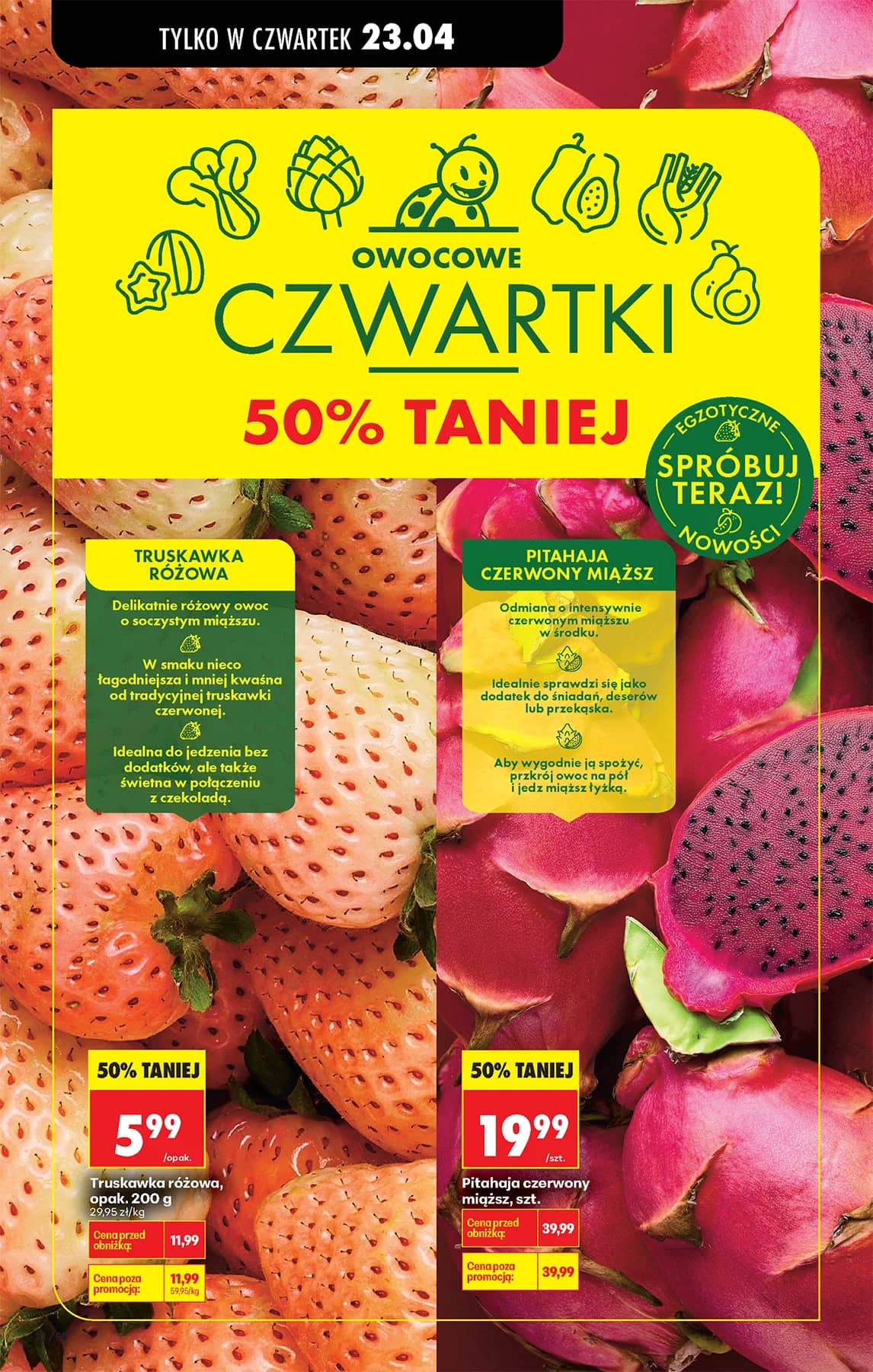 Biedronka - Codziennie niskie ceny P - oferta od 23.04 45 puslapis