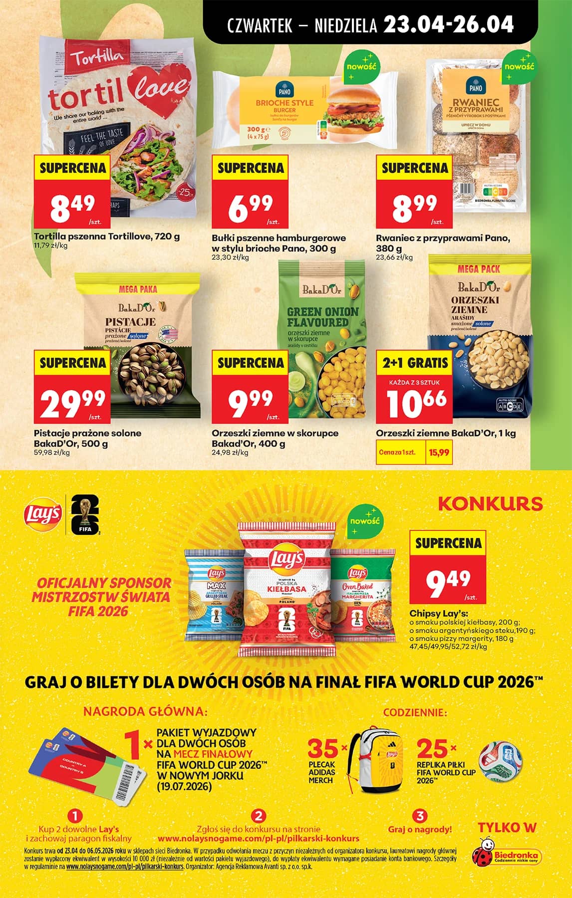 Biedronka - Codziennie niskie ceny P - oferta od 23.04 57 puslapis