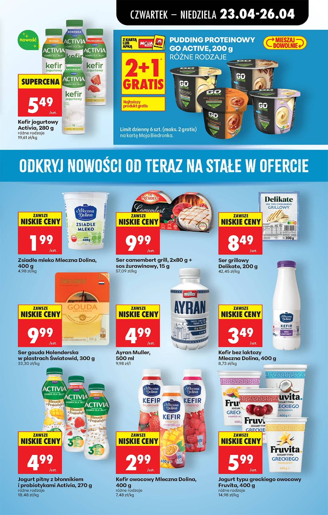 Biedronka - Codziennie niskie ceny P - oferta od 23.04 69 puslapis