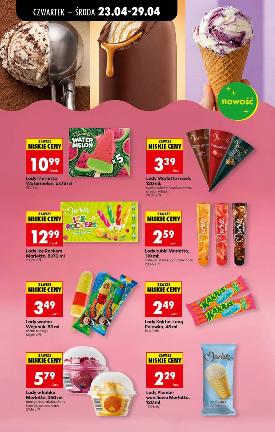 Biedronka - Codziennie niskie ceny P - oferta od 23.04 71 puslapis