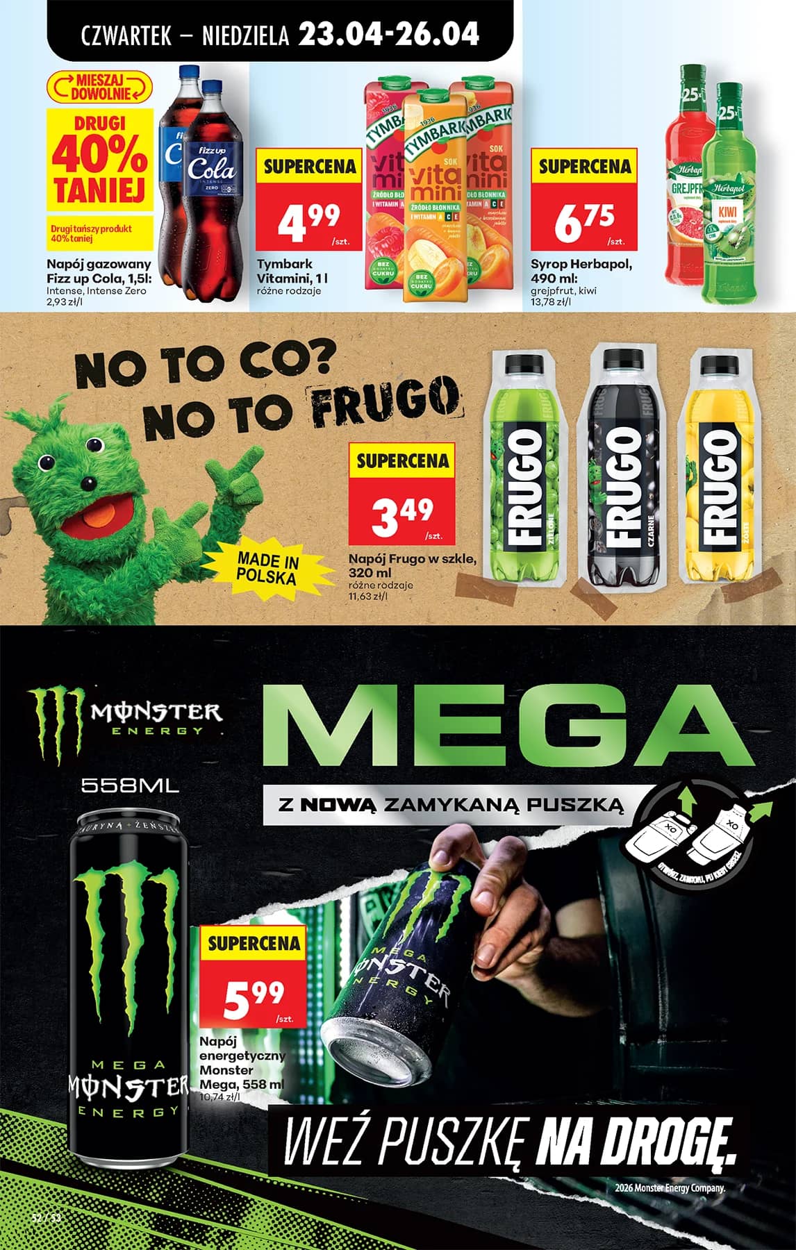 Biedronka - Codziennie niskie ceny P - oferta od 23.04 78 puslapis