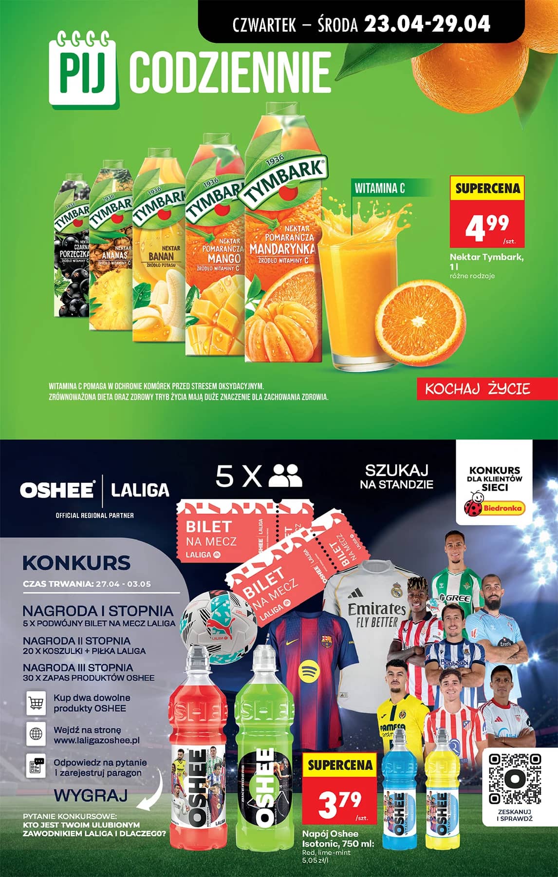 Biedronka - Codziennie niskie ceny P - oferta od 23.04 79 puslapis