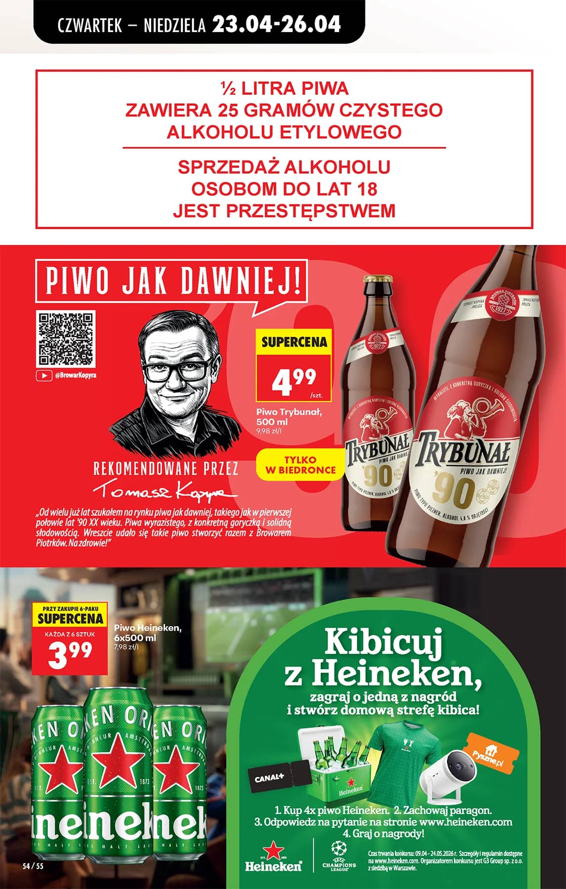 Biedronka - Codziennie niskie ceny P - oferta od 23.04 80 puslapis