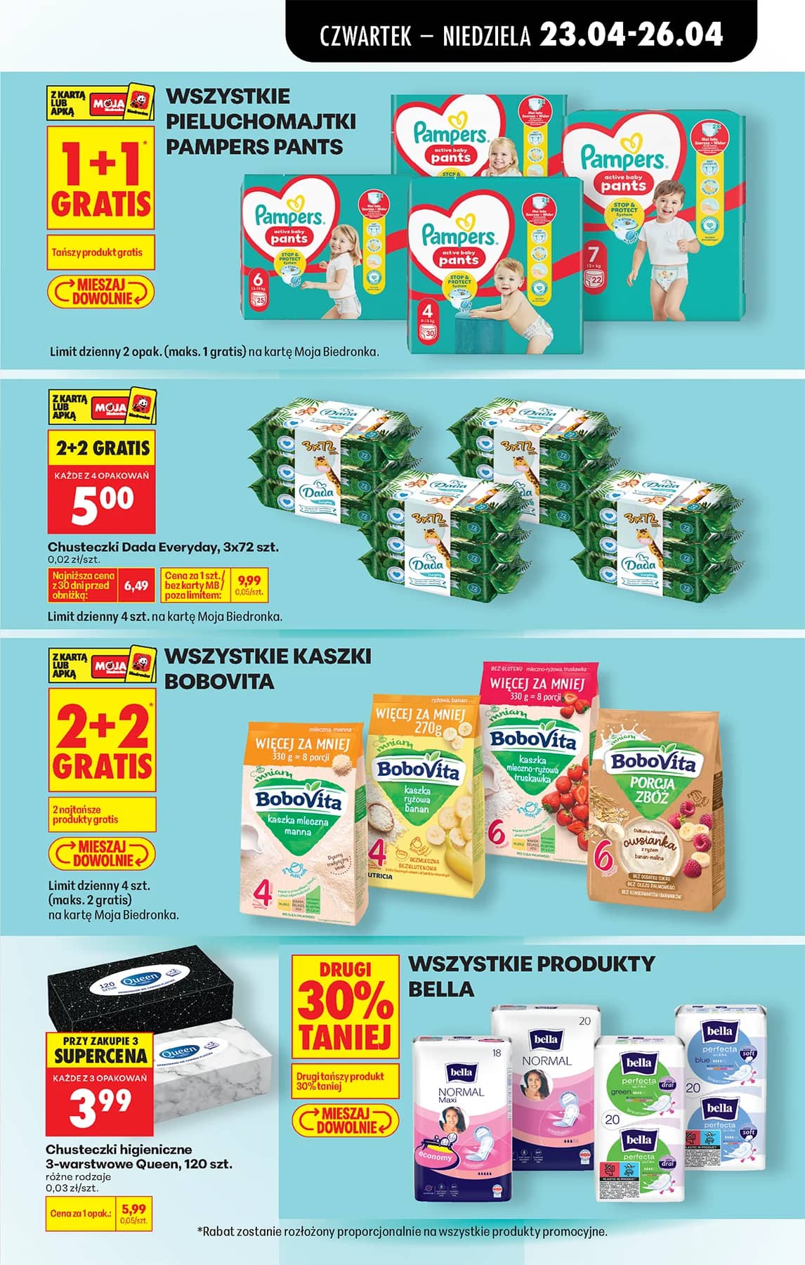 Biedronka - Codziennie niskie ceny P - oferta od 23.04 85 puslapis